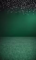 a green, black and white photo of sparkling stars