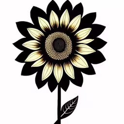 the image shows a large flower with black petals,the petals are very thin and the black is the center of the flower