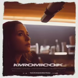 an unknown face appears to be looking into a distance