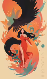 the bird of shadows is shown in this print