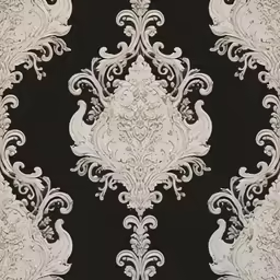 a black and white wallpaper with swirling swirls
