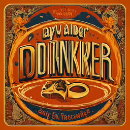 a vintage advertising poster for dunker