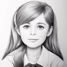 the young woman is holding a black bow