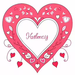 an image of a heart with the word palenes in it,the name and heart shaped card has hearts all over it