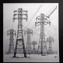 a bunch of electrical wires sitting on the ground