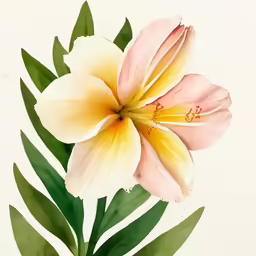 an artistic photo of two large yellow flowers with large green leaves