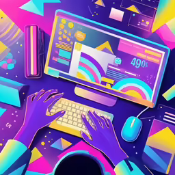 two hands are typing on a laptop computer