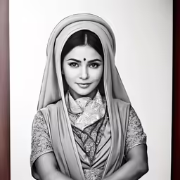 an old photo is hung in the frame