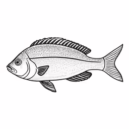 the sea fish that is swimming in the ocean