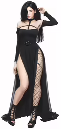 an image of a woman in fishnet stockings