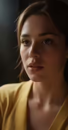this woman has very intense lighting to her face