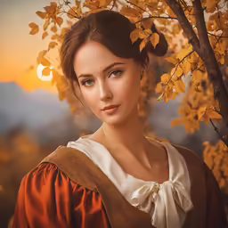 a woman dressed as elizabeth bostar in a medieval costume