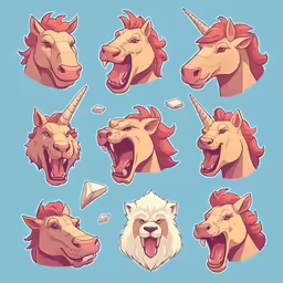 the various types of heads in different styles