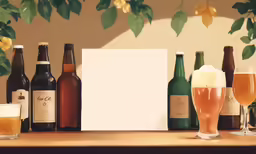 a table topped with wine bottles filled with drinks