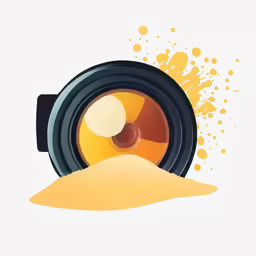 a digital camera on a white background