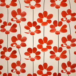 an image of a flower drawing that is very bright