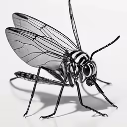 a insect is shown on a white surface