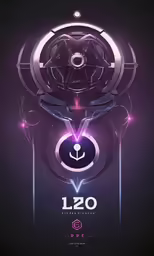 a poster with different shapes, sizes and colors