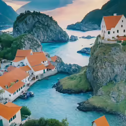a beautiful photo taken from a high up point