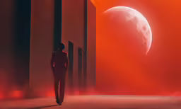 there is a man that is standing on the floor