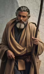 an older man with a long beard and a beard