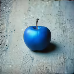 an apple that is laying on the ground