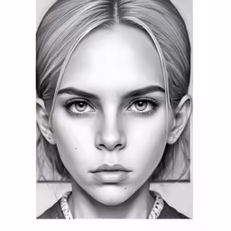 a woman with a face full of wrinkles