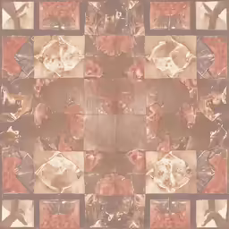 a picture of some flowers on top of a tile