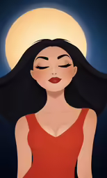 an image of a woman that is sleeping