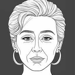 a face and the eyes of a person