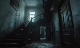 staircase leading to another room in a house