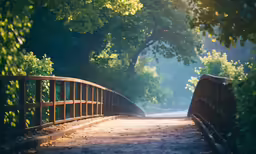 a bridge that is over the water