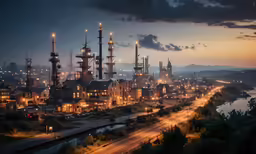 an image of night scene in the city