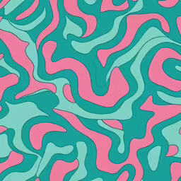 a very nice looking pattern in shades of green and pink