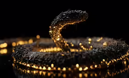 lighted objects are placed in a circle