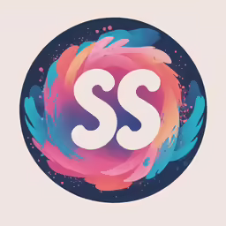 an image of a circular logo with the letter s in it