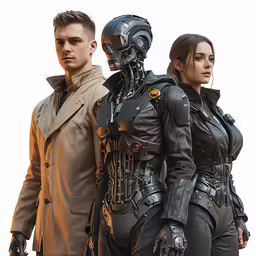 two people in costume standing next to each other