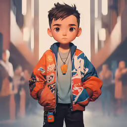 this boy is wearing an adorable sweatshirt