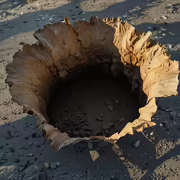 a group of rocks and dirt with a brown substance in it