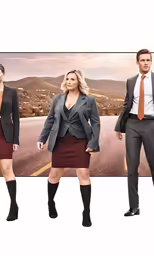 an image of a woman and a man in business attire