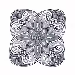 a drawing that looks like the pattern on a paper