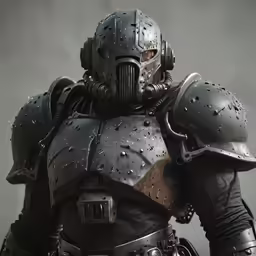 a robot that is dressed as a soldier