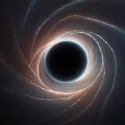 an image of an artistic black hole