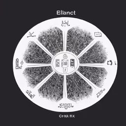 the diagram shows how much different things are inside