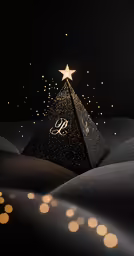 a christmas tree with a star on top