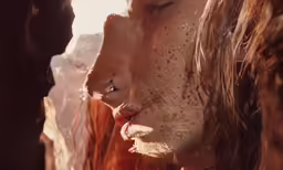 an image of a woman looking at the sky