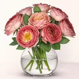 a close - up of a vase with flowers in it