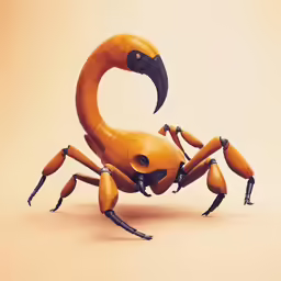 this is a picture of an orange crab