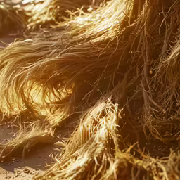 the head of a cow laying in the grass
