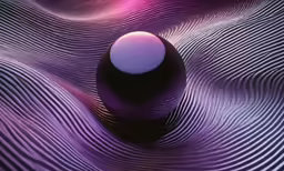 a round object with lines in it sitting on a surface